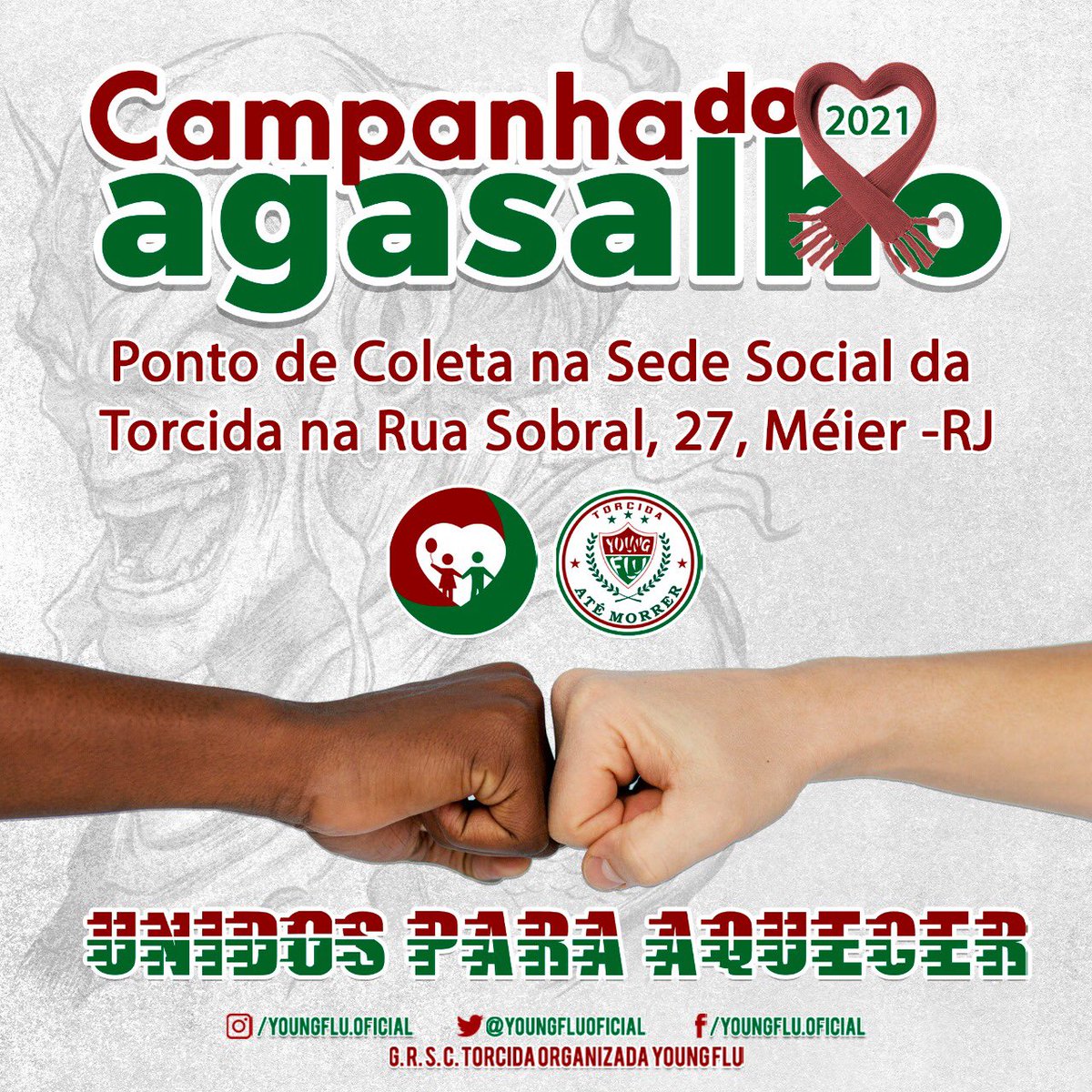 youngfluoficial's tweet photo. O inverno chegou neste ano com temperaturas assustadoras para o povo fluminense. Se para nós que temos um teto está difícil, imaginemos a situação de quem encontra-se em situação de rua?! (+) https://t.co/OiEgMGFeW4