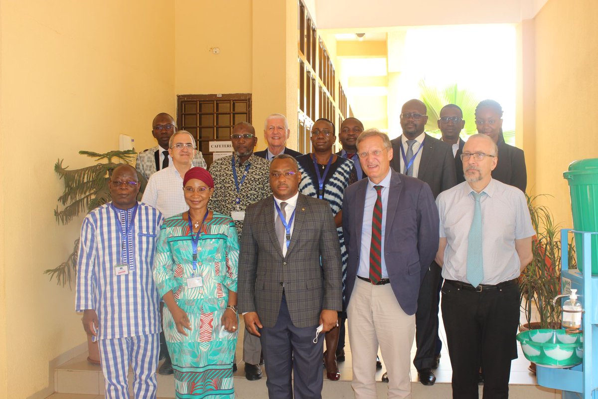 Audience d’échanges de la Maison de l’Entreprise à la Délégation de l’Union européenne au Burkina Faso, 06 juillet 2021. Les deux parties ont parlé de sujets en lien avec le climat des investissements au Burkina Faso et des perspectives de partenariat à conclure.