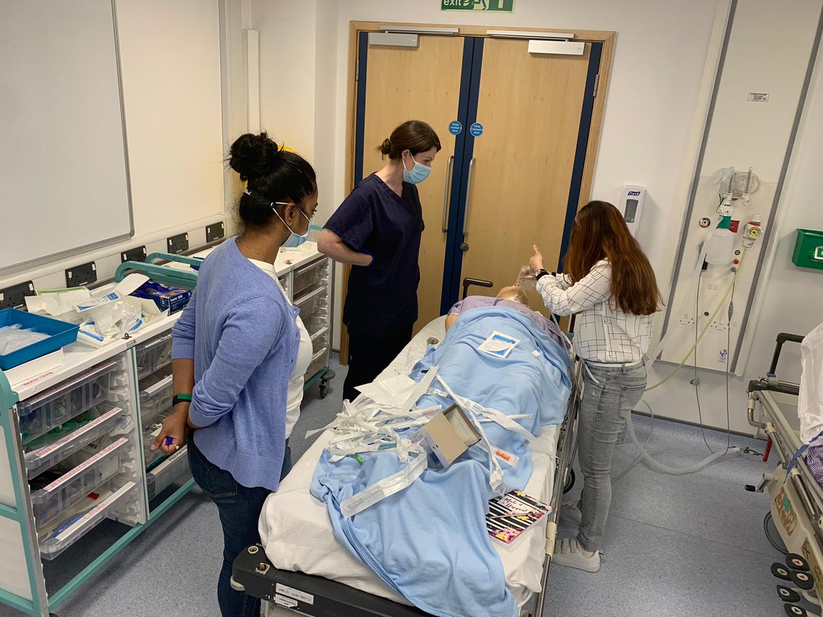 HazelleHopeRN's tweet photo. Another successful tracheostomy management training @UHSFT with @RachelN1972 @danilou_86 @AliRossRN and Claudia. Participants felt more confident in looking after our trache patients πππ. Well done guys. π
#DivBEducation #TracheostomyCare https://t.co/VzML2ZxMEB