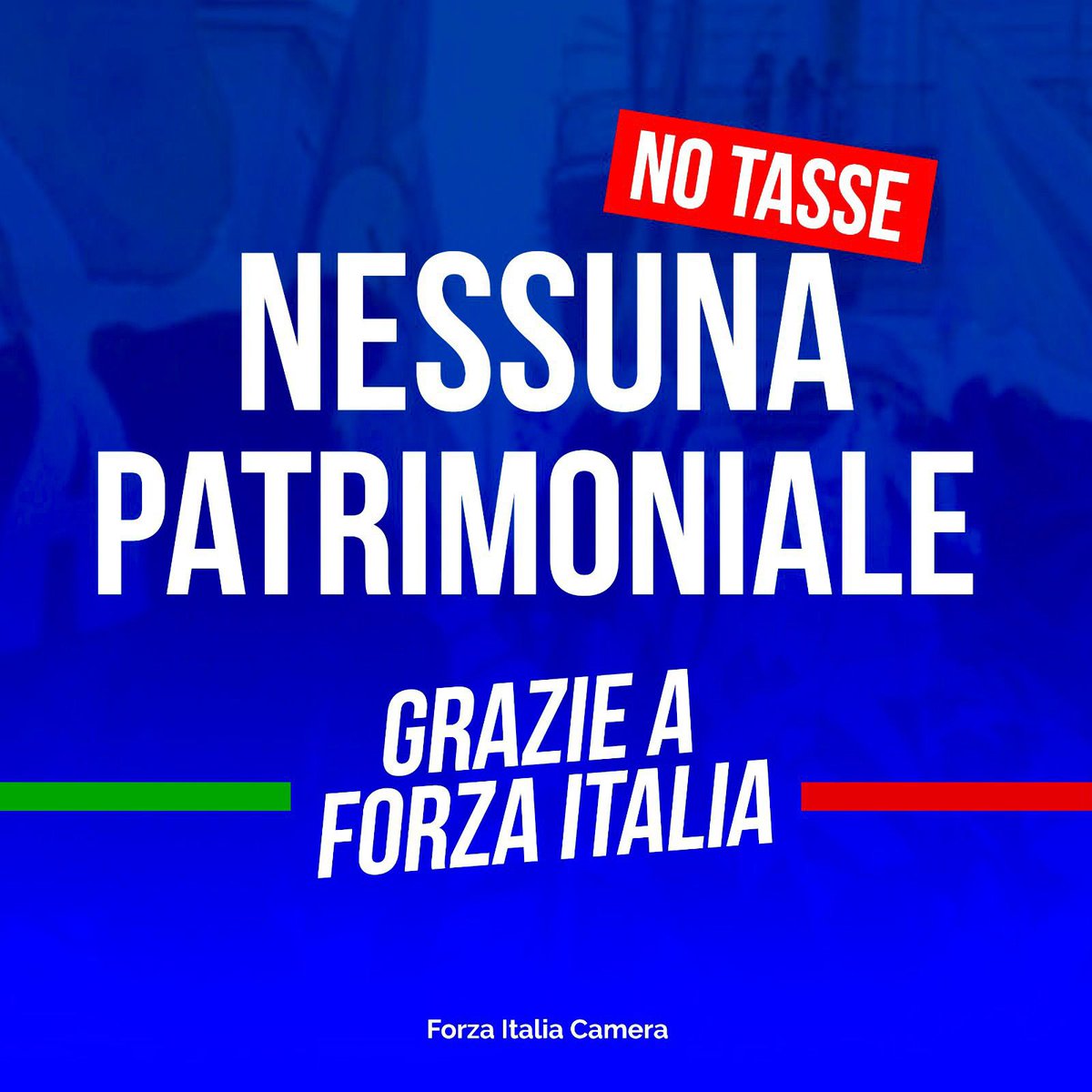 Vincenza_Lab's tweet photo. #notasse @forza_italia al Governo è una garanzia per eliminare ogni tentativo di nuove tasse. Nessuna #patrimoniale https://t.co/VXHmttBNdC