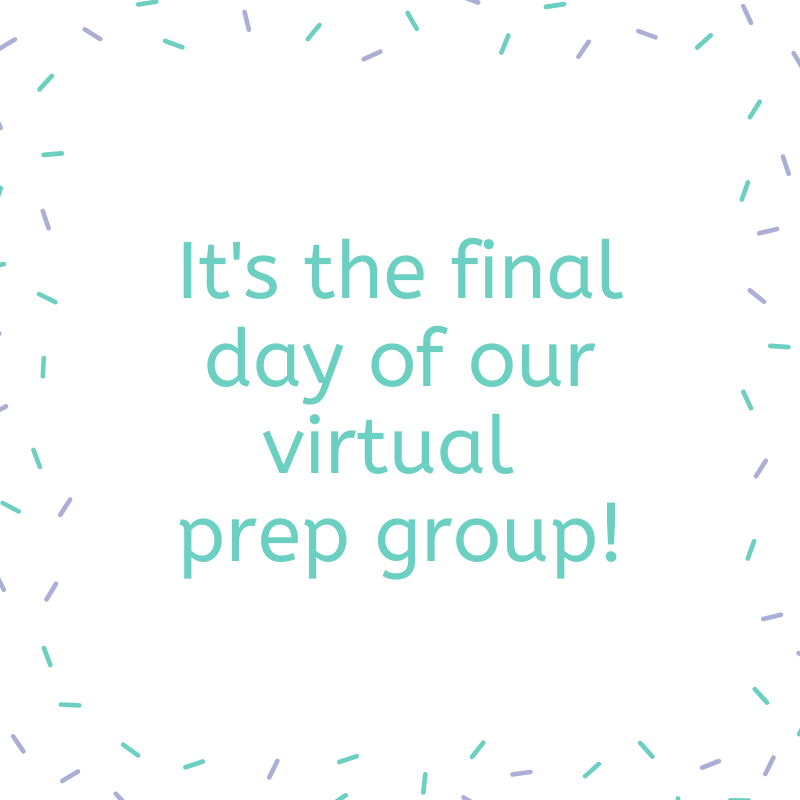 sacsadopt's tweet photo. It's the final day of our virtual Prep Group. We've really enjoyed getting to know everyone - you've been a great group.
See you all soon. 😀
#Virtual #PrepGroup https://t.co/UoifY4tgO9