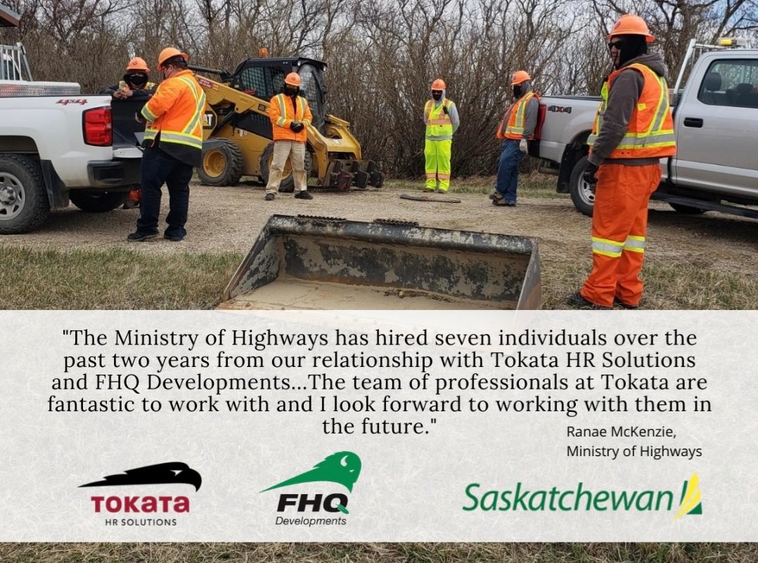 FHQDev's tweet image. HELP US CELEBRATE the EMPLOYEES 👷 placed by the Tokata HR Solutions Team with our partner the @SKGovHwyHotline 🚧 

We have several AMAZING individuals working for the South Roving Crew this Season!  🛣️ 🤝

CONGRATULATIONS on your position thus far 👏

#TokataHRsolutions #fhqdev