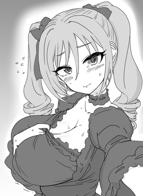 ファンボックスに『涙目でHな自撮り送ってくる神崎蘭子ちゃん』リクエストが来たので正義の心で胸元チラリさせました 