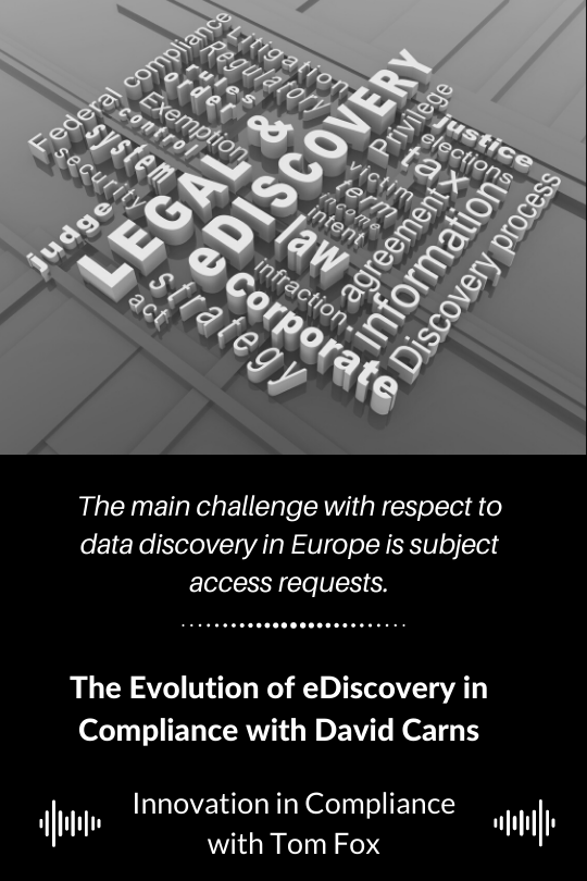 Casepoint's tweet photo. Corporate customers are using Casepoint more than ever before to help them with their internal #investigations. Find out why in the newest episode of the Innovation in Compliance Podcast: https://t.co/qbIDVL6vBM #legaltech #legal #legatechnology @tfoxlaw @Casepoint_David https://t.co/xxhc8o089x