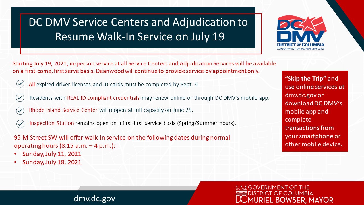 DC DMV REAL ID Driver License