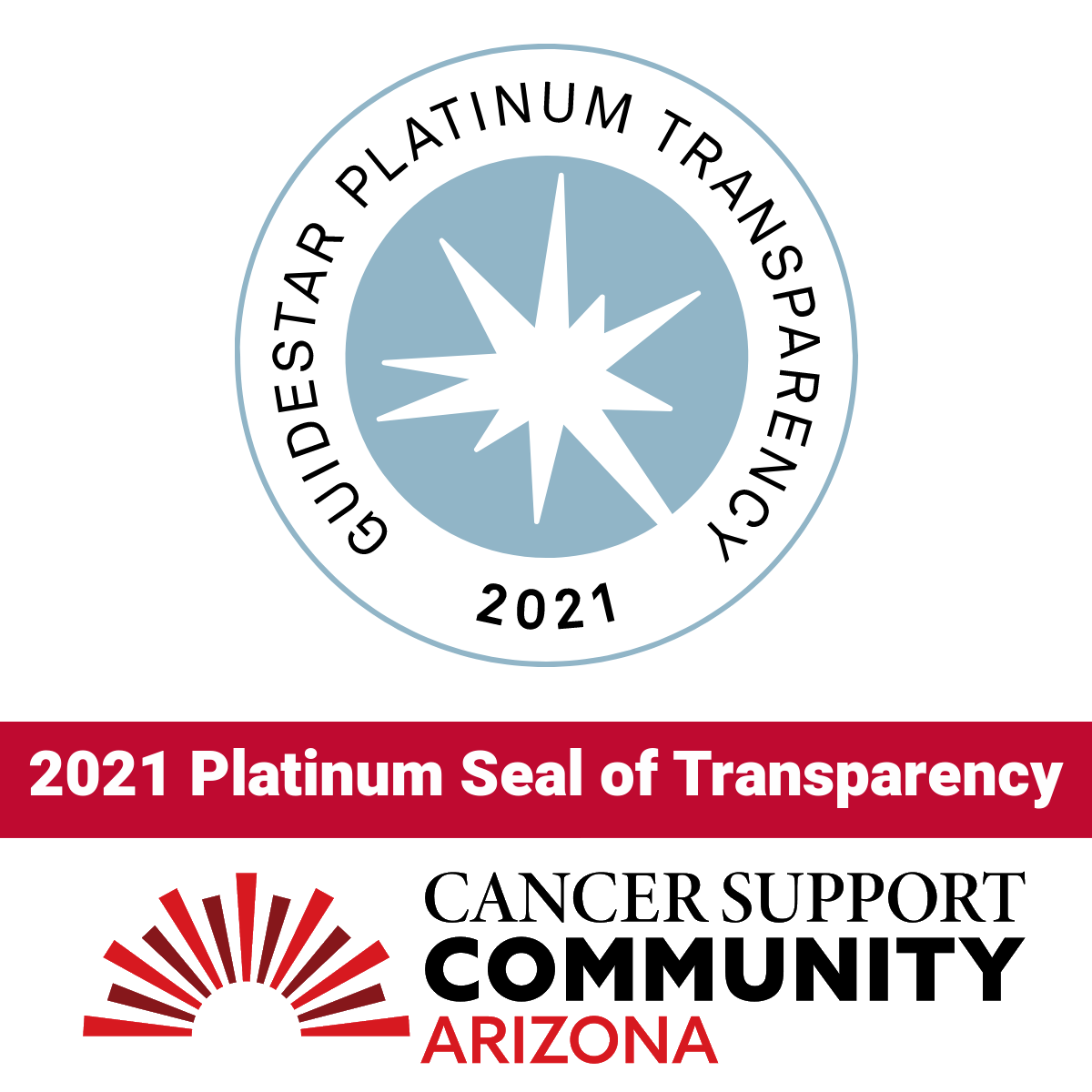 CSCArizona's tweet photo. We earned a 2021 Platinum Seal of Transparency! Learn more about our organization’s impact through our #NonprofitProfile on @CandidDotOrg: https://t.co/Tf0rfDFZnm 🏆
#SoThatNoOneFacesCancerAlone #CommunityIsStrongerThanCancer #CancerSupportAZ #CSCArizona #CSCAZ https://t.co/U9JeXRhlBu