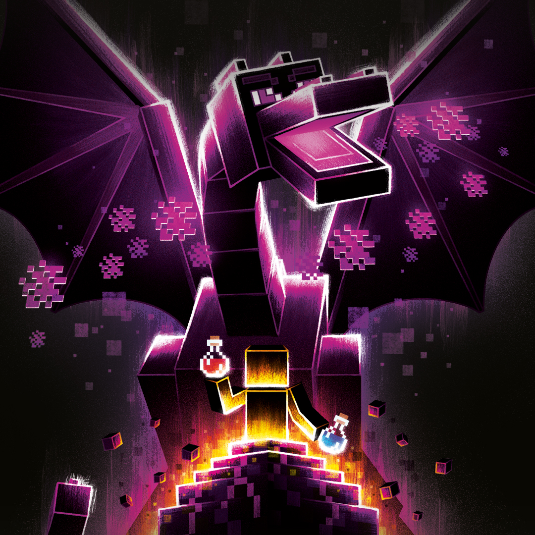 minecraft ender dragon wallpaper