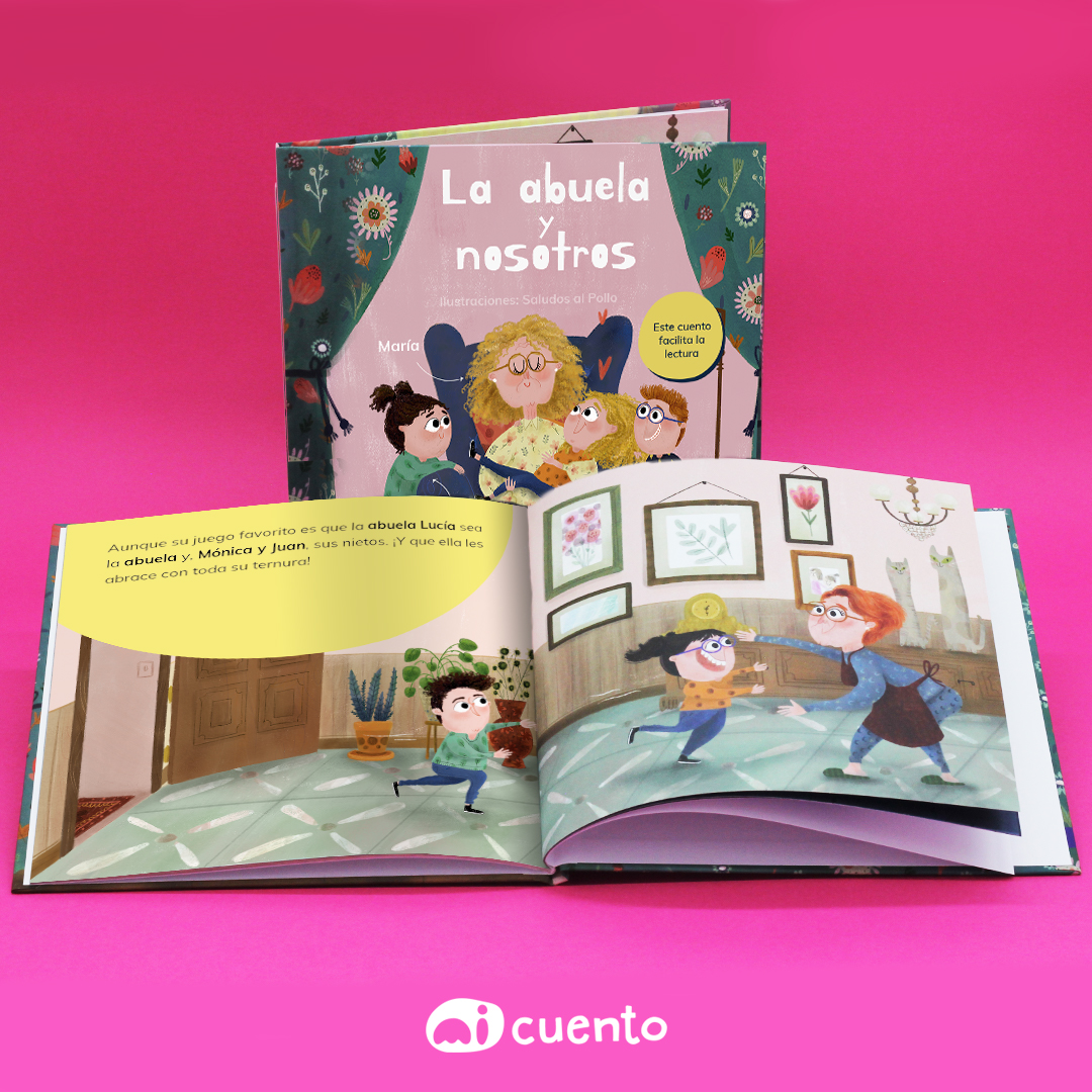 mi_cuento's tweet photo. "La abuela y yo. Edición Dislexia" es una historia entrañable con unas ilustraciones mágicas de #saludosalpollo que te enamorará🥰

Además, esta colección facilita la lectura a niñas y niños con #dislexia.

👉Descúbrela en https://t.co/DziJLIBpxm

#micuento #librospersonalizados https://t.co/QyNDIaPoAz
