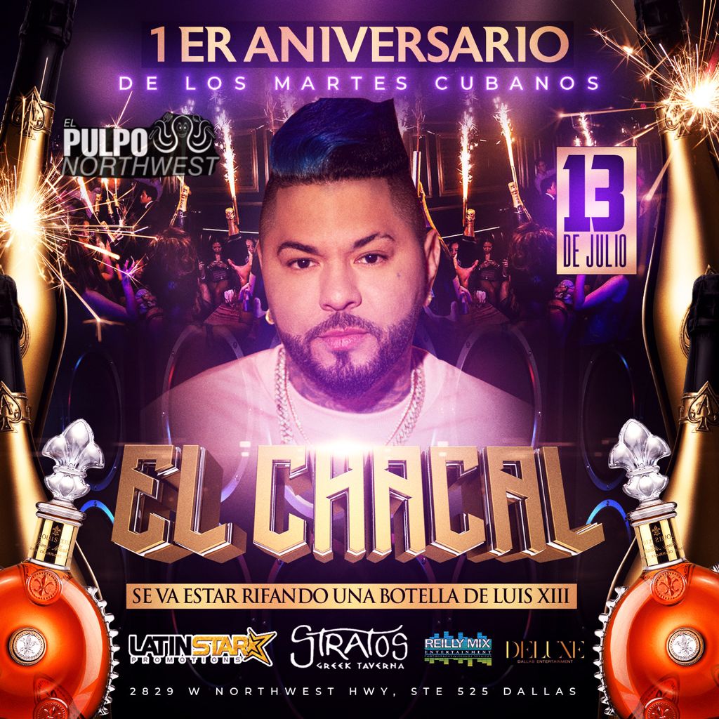 Chacal_RLM's tweet photo. Este martes 13 de julio en #Dallas junto @elchulopa_ en tremendo aniversario de #LatinStar. https://t.co/6Rj0BSKqlf