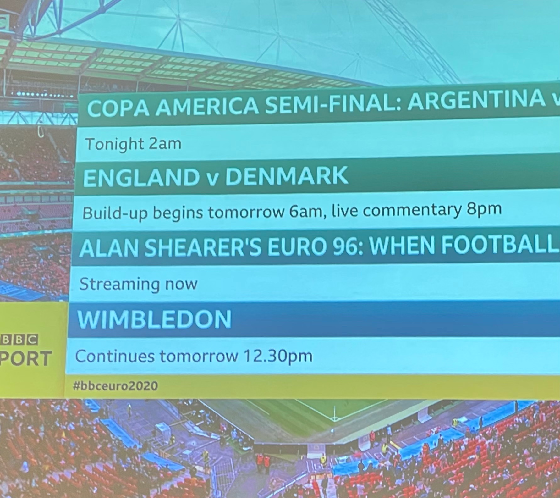 Foot Streaming Twitter jonplackett on Twitter: "I know we're in the semis, but that still seems  like an excessive length of build up. #euro2020 #englandvsdenmark  https://t.co/beFO1KcHui" / Twitter