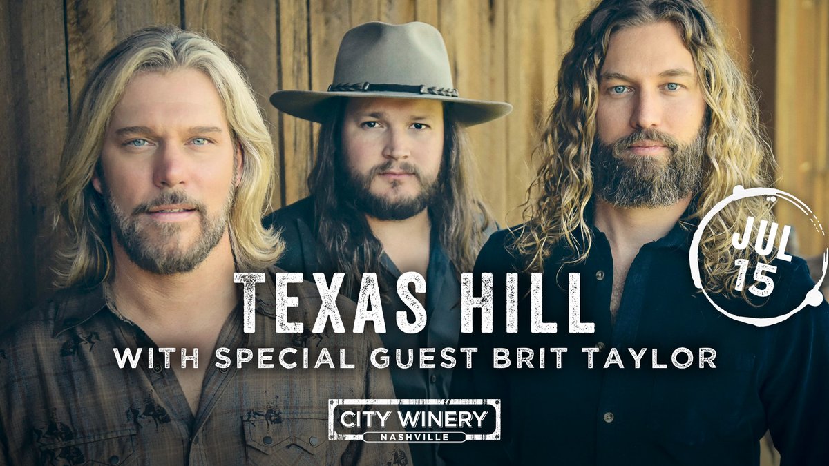 texashill's tweet photo. We're bringing full band to @CityWineryNSH next week! Tickets are going fast... get yours at https://t.co/L1FdwT04Zo #nashville https://t.co/a4xzOonKkW