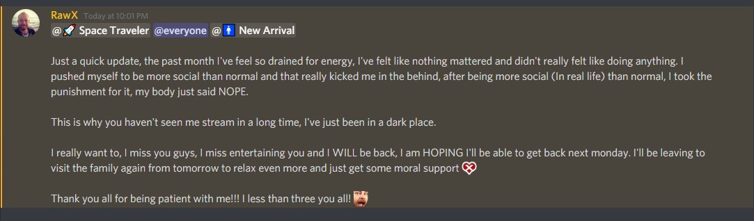 Eupraxion's tweet photo. A little update about streaming

#RawesomeSquad #RawX https://t.co/RvHfqHFjT4