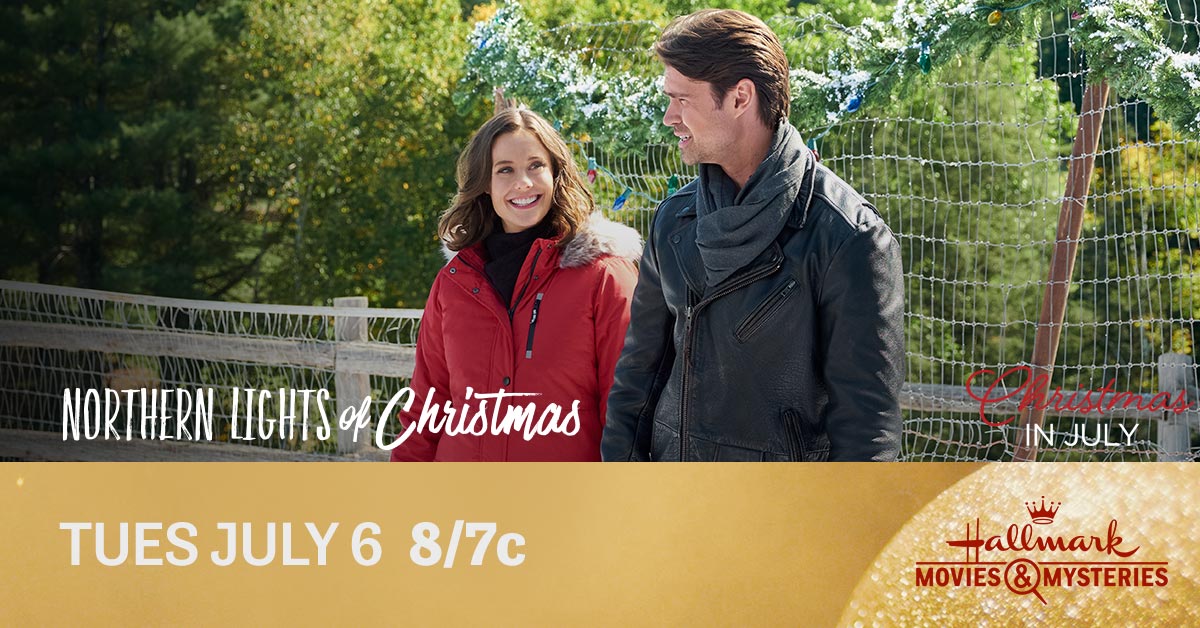 hallmarkmystery's tweet photo. Will meeting Alec change Zoey's mind about selling her uncle's reindeer ranch? See @imthesmash and @Corey_Sevier in #NorthernLightsOfChristmas tonight at 8/7c, part of #ChristmasInJuly! https://t.co/Tn5CDeolkJ