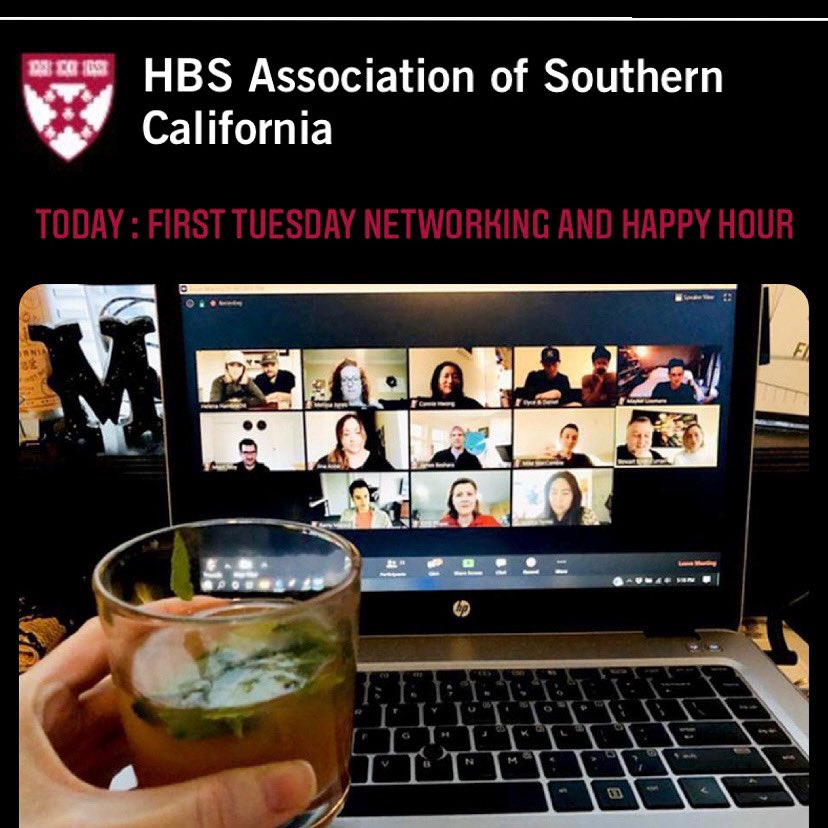 HBSASC's tweet photo. Today : FIRST TUESDAY NETWORKING AND HAPPY HOUR

Register here https://t.co/IbbnxVZtC1 https://t.co/KYqJ95fpMm