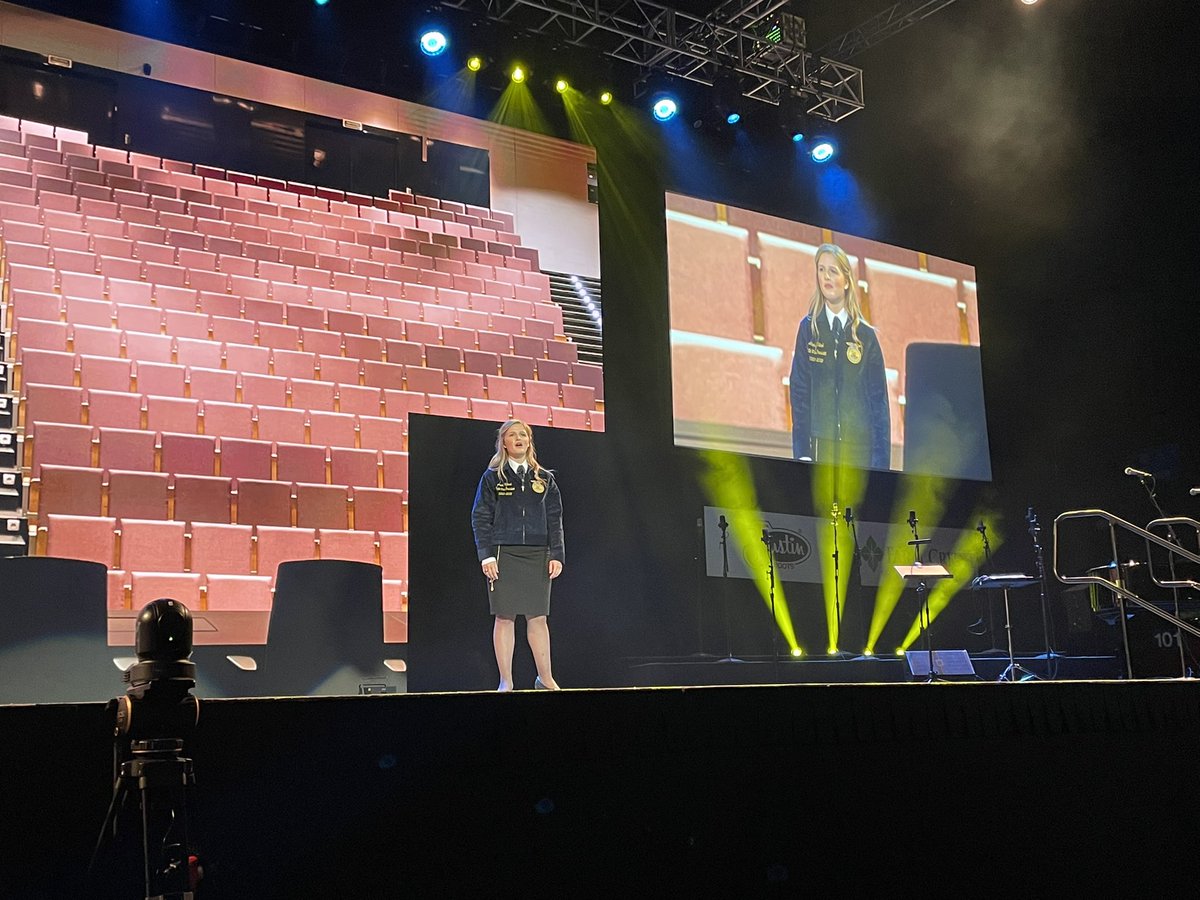 “Mediocrity is measured in far more than the score, the placing, or the money. Mediocrity is measured in whether or not you are truly doing your very best, in every aspect of life.” -Annie Valicek, Texas FFA State Vice President #ElevateFFA
