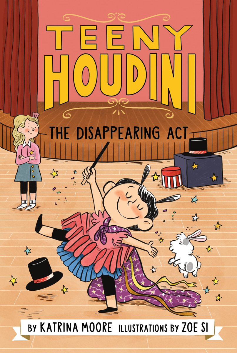 kmoorebooks's tweet photo. 🔔Ding. Ding🔔 Cutest covers by @zoesees !!

🌟Meet Bessie Lee!🌟 Teeniest in her class. Magician in training 🎩 Loves cheesy doodles😋 

Will dazzle✨ your bookshelves &amp; steal your ❤️s! 

#TeenyHoudini #chapterbooks 1 &amp; 2 preorder now!⬇️
🪄 https://t.co/IgUW7094CJ @helloomabel https://t.co/aivo7Dh3UR