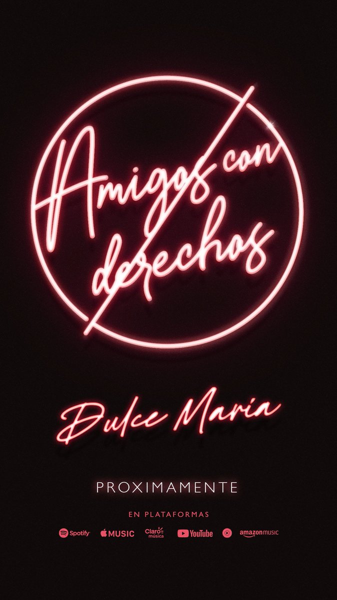 DulceMaria's tweet photo. Nueva canción !!! Amigos con derechos... Disponible este Viernes 9 de Julio en todas las plataformas digitales 🤩🎶🎵 https://t.co/L3YgmZi0eh