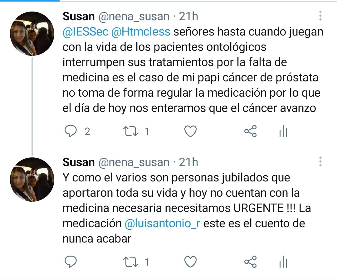 nena_susan's tweet photo. @GrupoDIFARE @IessGuayas @HtmcIess @IESSec la falta de medicamentos no dejan que los pacientes oncologicos se recuperen SOS tampoco hay reactivos en laboratorio para revisión de marcadores tumorales https://t.co/Zo6Ag3dRB8
