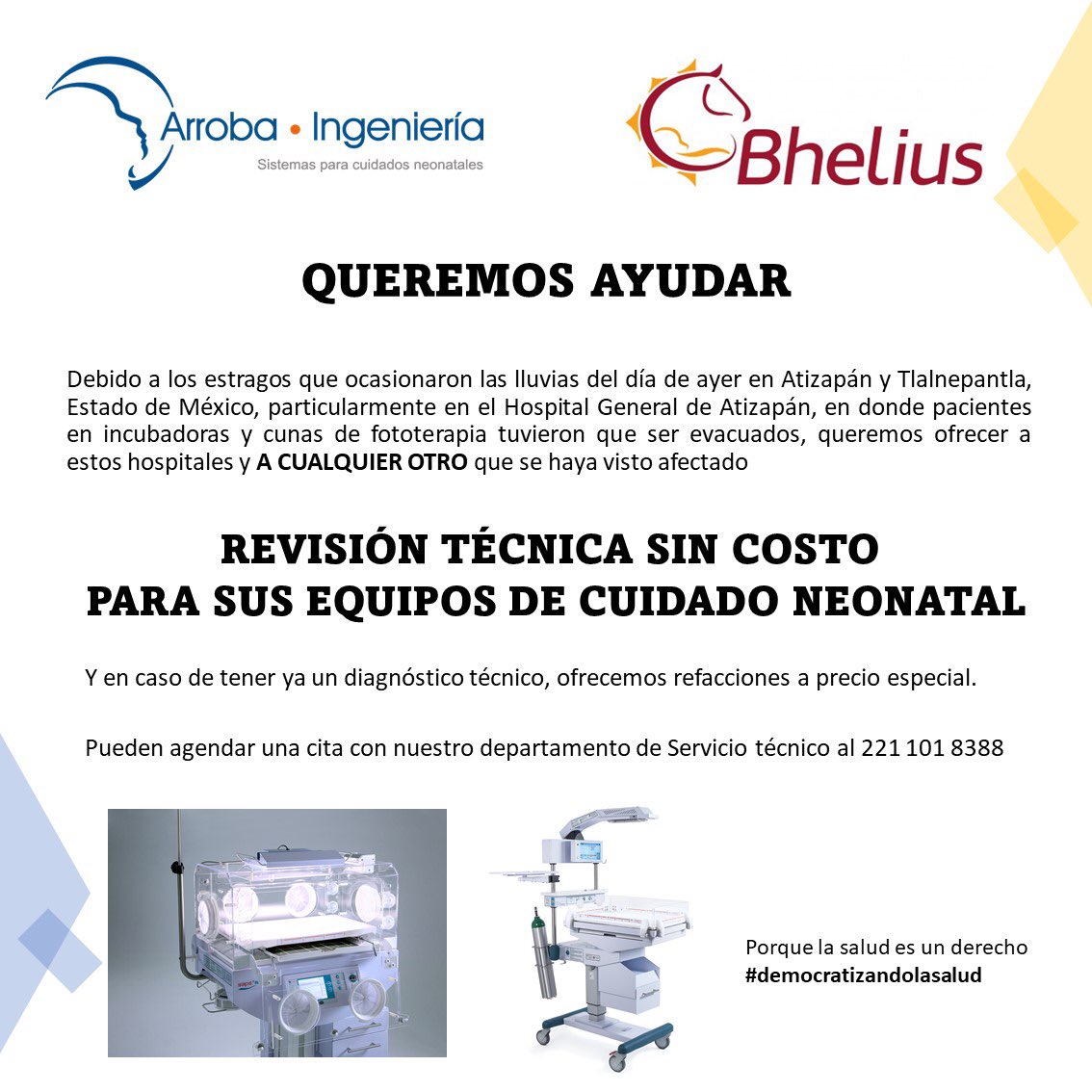 Bhelius's tweet photo. Por favor ay��dennos con RT para llegar a quienes necesiten ayuda! 🙏🏽 #Atizapan #Tlalnepantla #inundacion #incubadoras #prematuros #arrobaingenieria #hospitales https://t.co/mUvAWW6alt