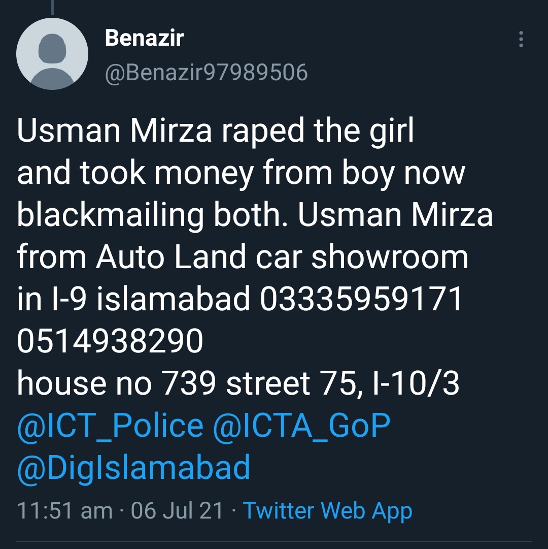 Mirzamisbahali1's tweet photo. If no one from islamabad thrashes and burn that showroom of this mf than lanat on your faces .. 
And Please don't share the videos of the incident for God sake .
 #UsmanMirza https://t.co/lhrFsS8FQD