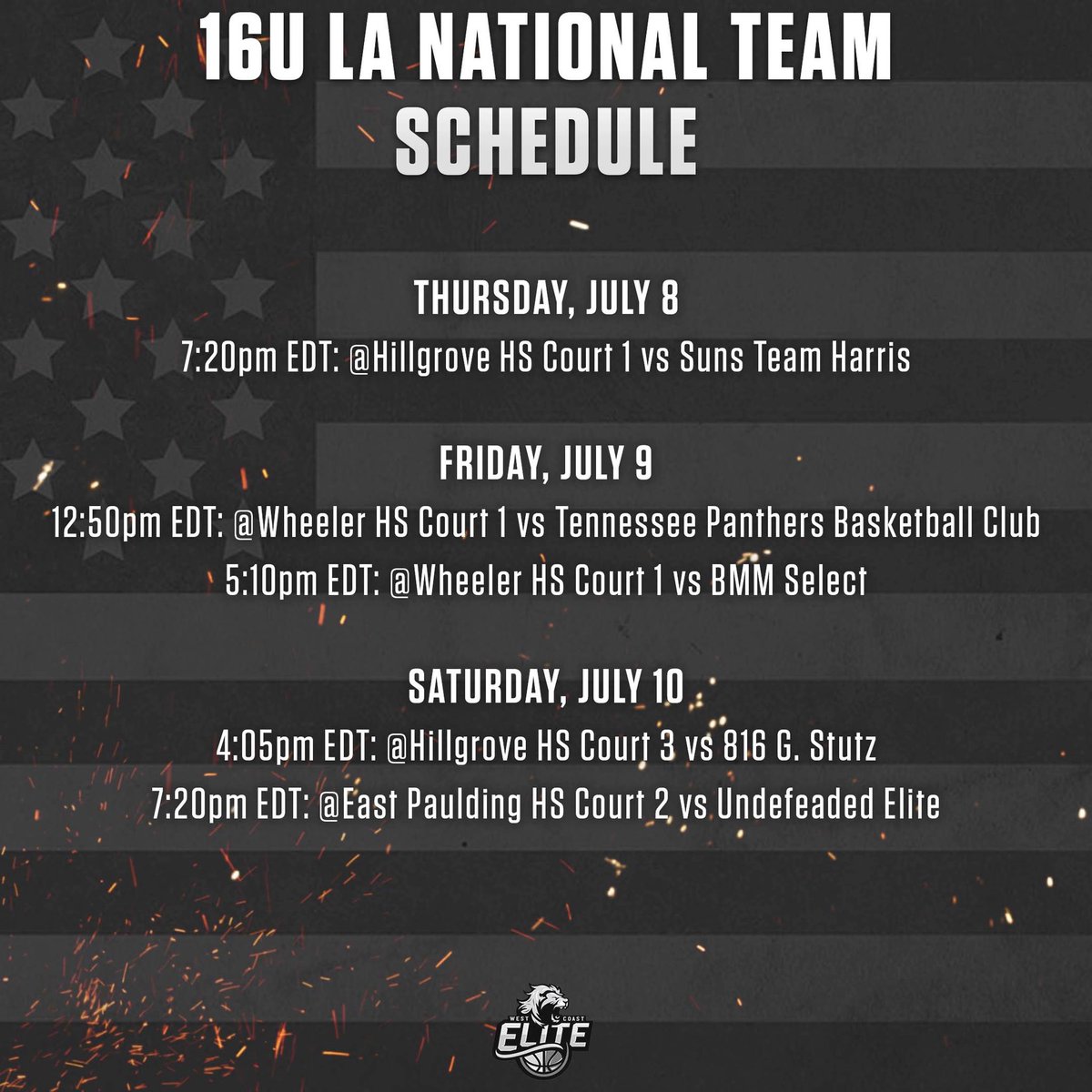 allineliteua's tweet photo. Our LA National Program is traveling to Atlanta this weekend to play in the Elite 32! All games will be live streamed on Baller TV! 🔥🏀 #ALLIN https://t.co/m6l8Zax9ER
