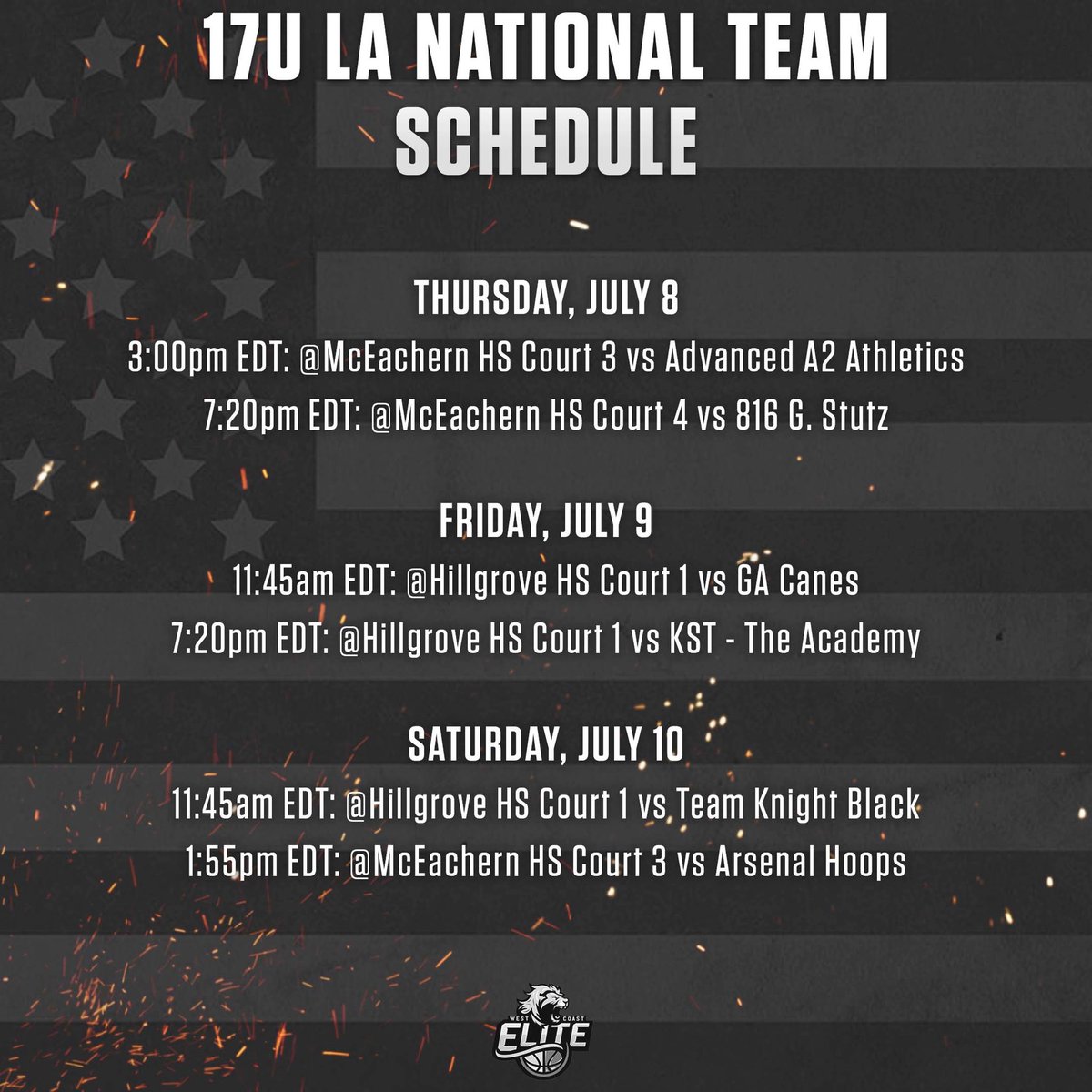 allineliteua's tweet photo. Our LA National Program is traveling to Atlanta this weekend to play in the Elite 32! All games will be live streamed on Baller TV! 🔥🏀 #ALLIN https://t.co/m6l8Zax9ER