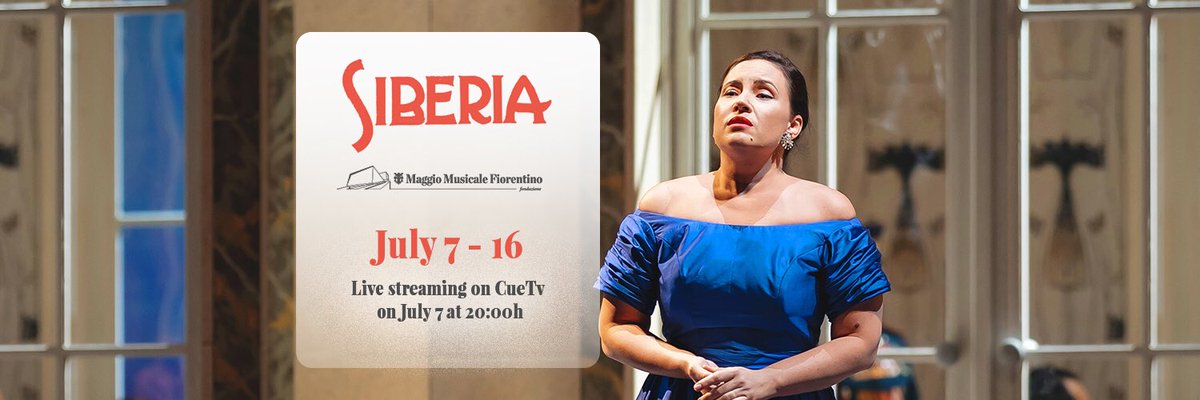 sonyayoncheva's tweet image. Excited for the premiere of #Giordano's #𝕊𝕀𝔹𝔼ℝ𝕀𝔸 on July 7 @maggiomusicale! The show will be live streamed on #CueTV at 8pm CET:
👉cuetv.online
It's a new staging by #RobertoAndò led by @NosedaG I’ll sing my 1st staged Stephana in. #sonyayoncheva
📸Monasta