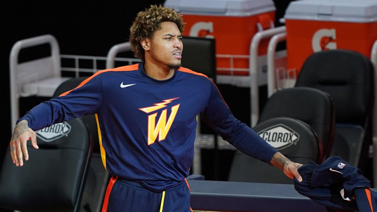 NBCSWarriors's tweet image. Kelly Oubre says Steve Kerr's comments about coming off the bench if he returns to the Warriors "added more fuel to the fire." 

bit.ly/36jnEAi