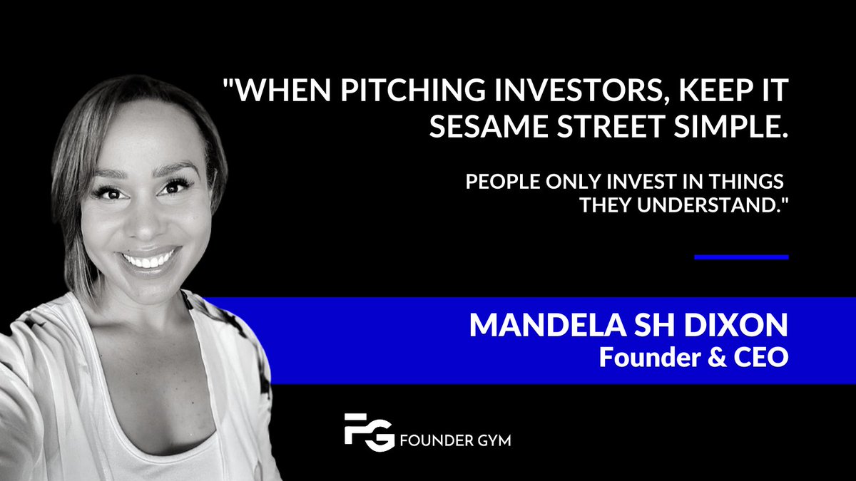 🚨TONIGHT!🚨

Fundraising is all about storytelling and this evening FG Cohort 17 get to learn about "Perfecting Your Pitch" from the storytelling QUEEN 👑, <a href="/MandelaSH/">Mandela SH Dixon</a> 🙌🏾

Follow #FounderGym at 5pm PST for the 💎s from this LIVE expert training session

#BetOnBlackWomen