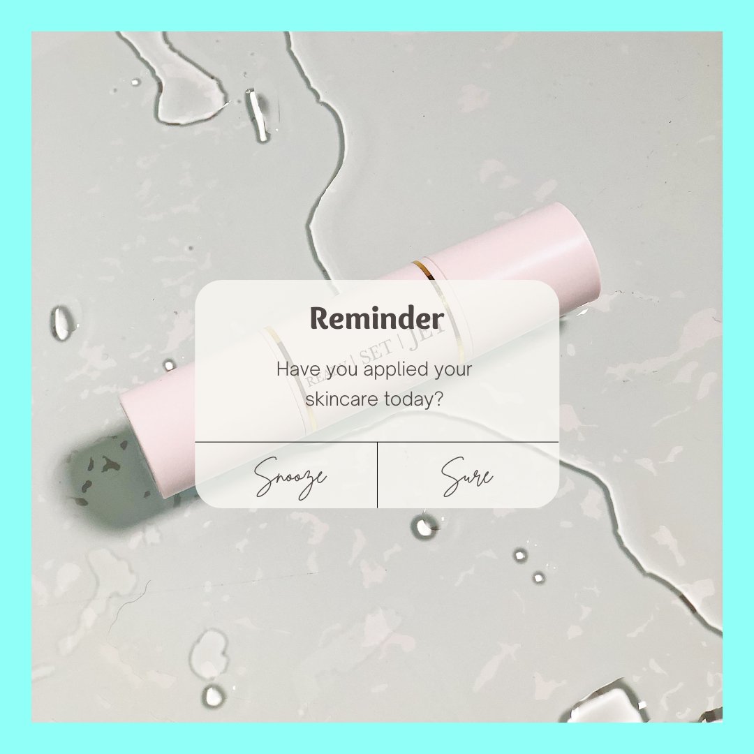 shopreadysetjet's tweet photo. Never forget your skincare again! All of our products (yes even the makeup) are infused with skin-loving ingredients to protect you from pollution and give you all of those anti-aging benefits 💧
#makeup #skincare #readysetjet #rsjverified #passthebaton #skincareroutine #vegan https://t.co/voKMemGWgf