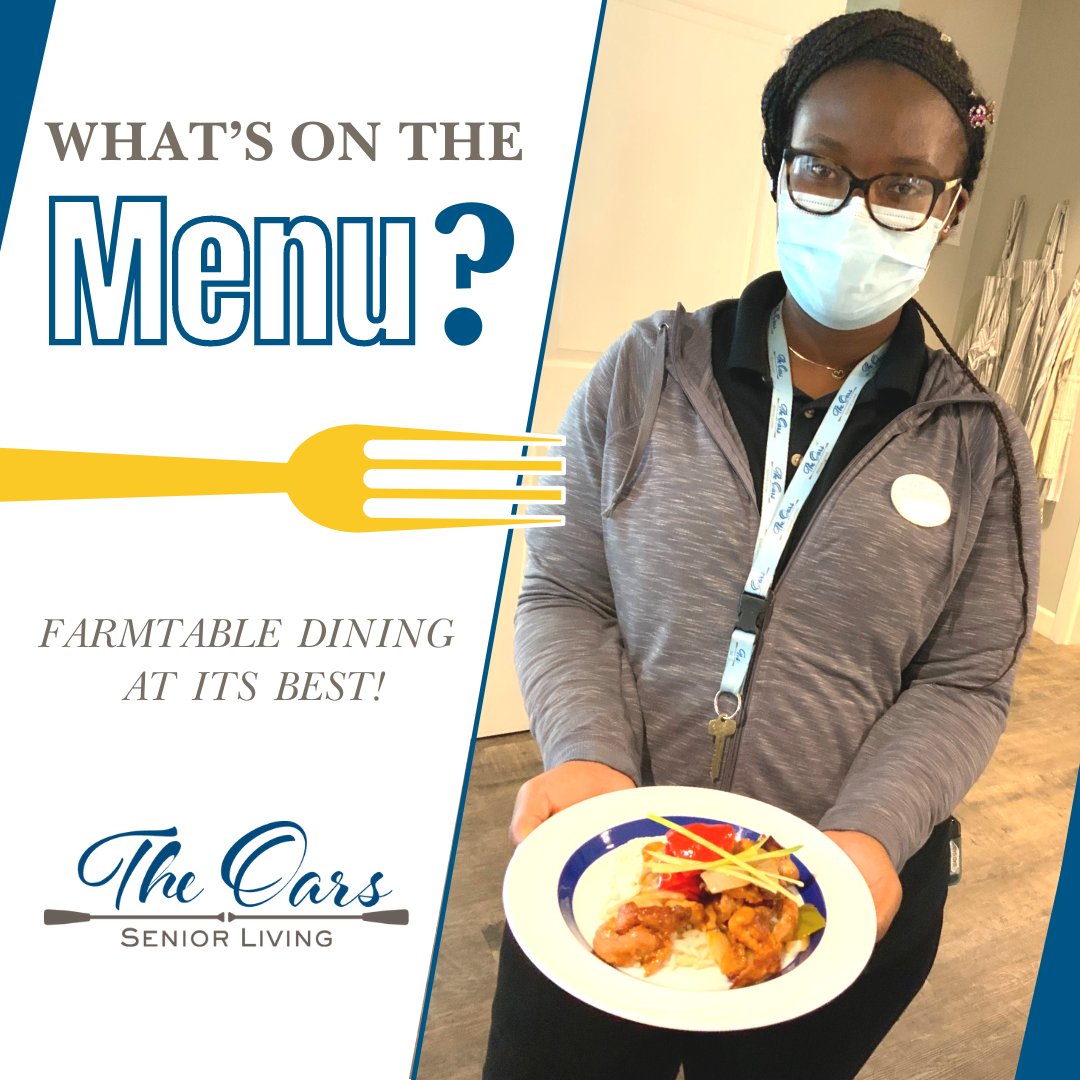 What was on the menu this day? A sweet and sour pork dish we are still dreaming about. 

TheOarsSeniorLiving.com
RCFE Lic.  #342700963

#SeniorLivingDesignedWithPurpose #CitrusHeightsCa #Sacramento365 #TheOarsSeniorLiving #AwardWinningChef #Foodies #NutritousAndDelicious