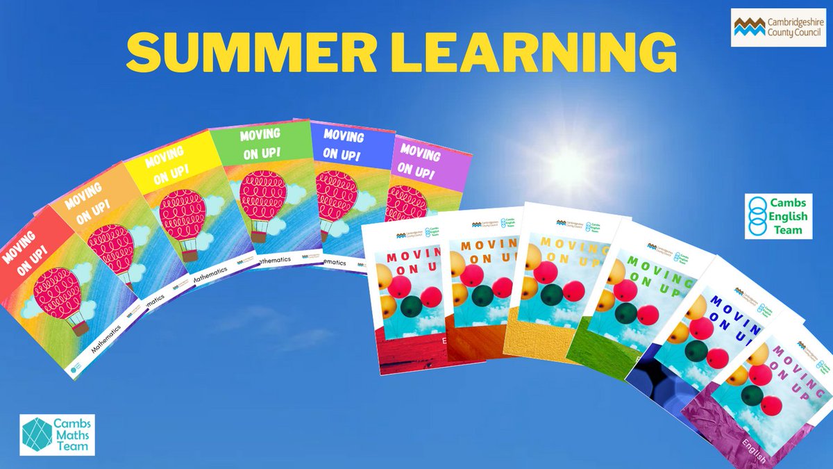 Cambs_SIS's tweet photo. Our summer learning packs are full of engaging maths &amp; English activities for children  to do in the summer holidays. They can be downloaded and printed FREE for children moving into Years 1 - 6 in September.  https://t.co/TyRr0gD6xu https://t.co/R1szt8aB7v