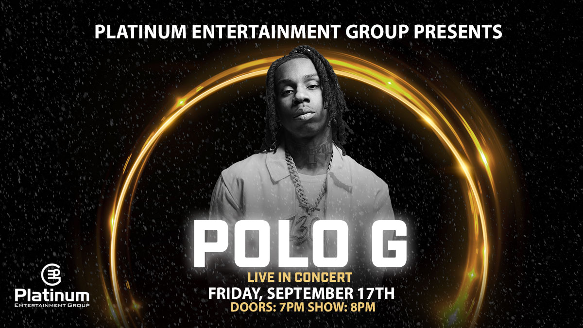 🚨Ryan Center CONCERT Announcement 🚨

We are SO EXCITED to announce that <a href="/pentgroup/">Platinum Entertainment Group</a> is bringing <a href="/Polo_Capalot/">Polo.G🐐</a>   to the Ryan Center this Fall! 

Polo G | September 17th 
Tickets on Sale Thursday, July 8th @ 12pm