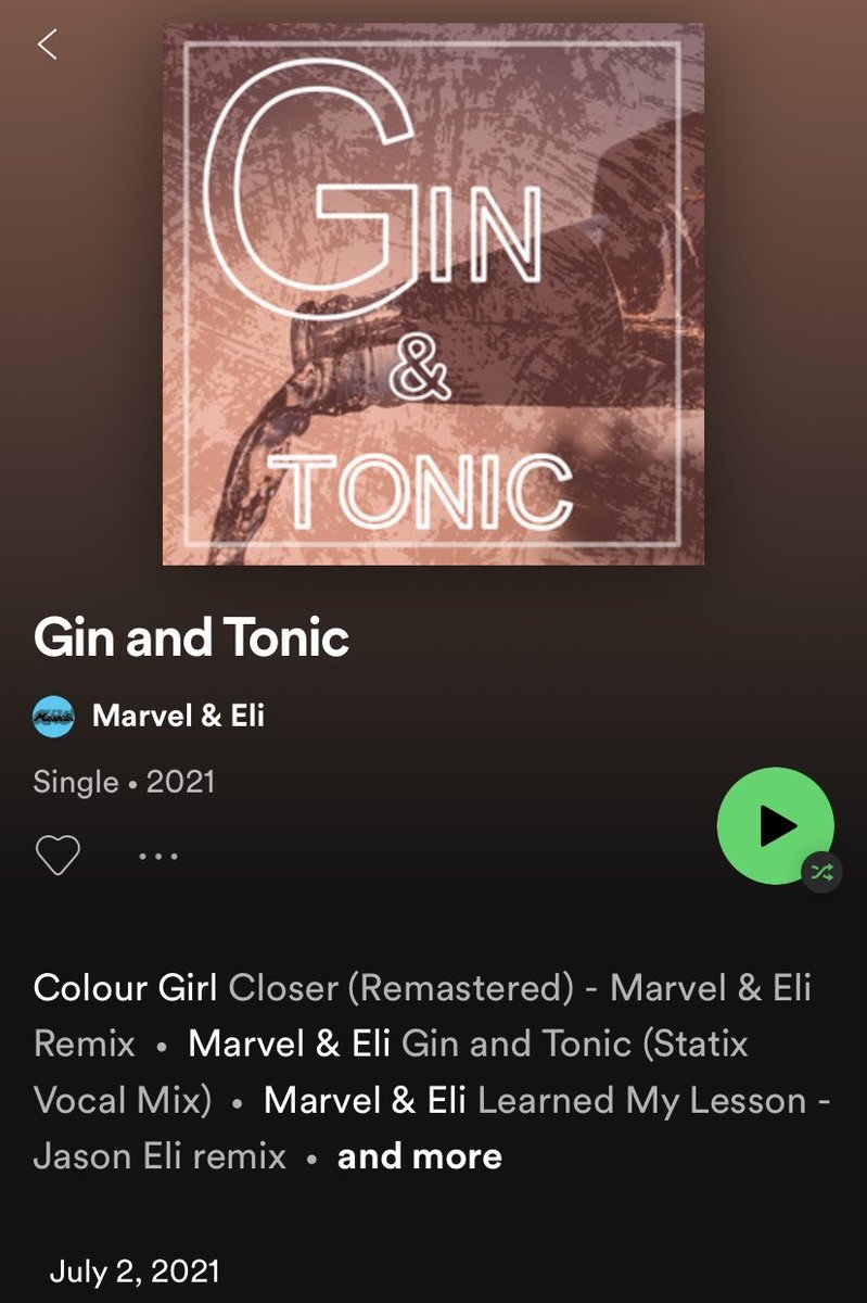 Please check out the new Single on Spotify. #spotifylist