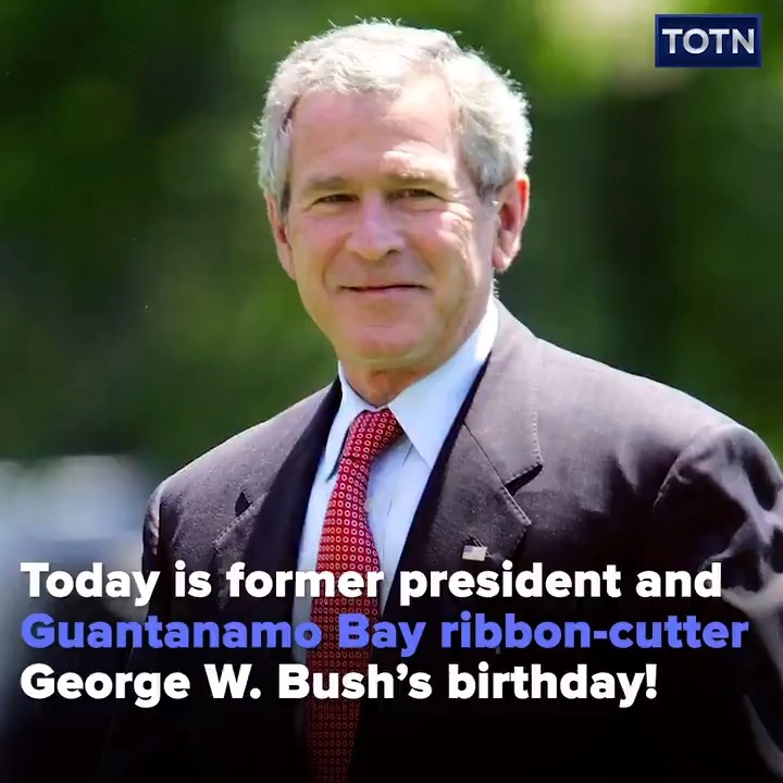 Happy Birthday George W. Bush from your friends at Tooning Out The News! 