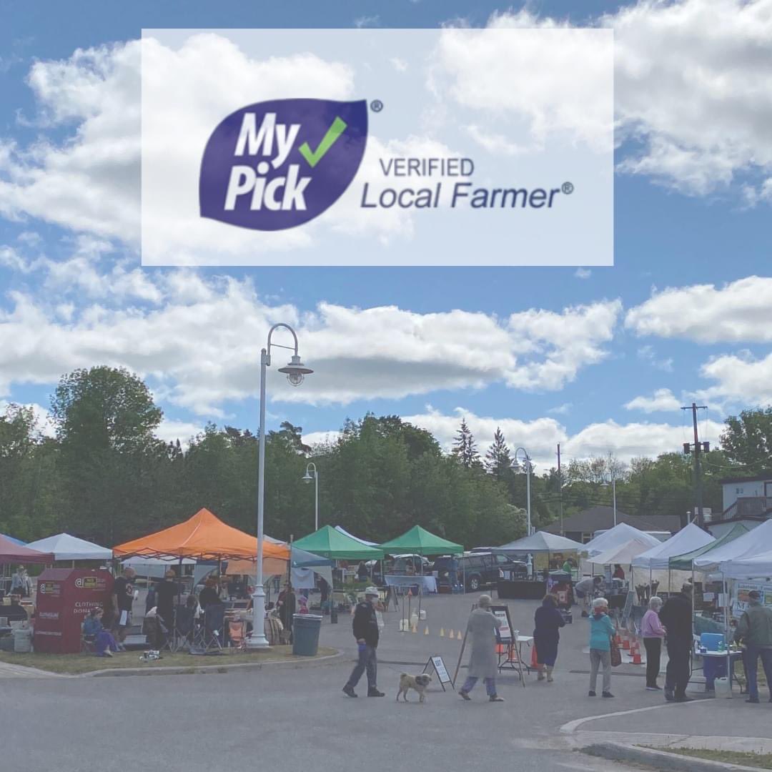 The Lakefield Farmers' Market is dedicated to bringing you local, verified products, and have been since we began. 
Each of our agricultural vendors is MyPick Verified.  This means that <a href="/FarmersMktsOnt/">Farmers' Markets Ontario</a> sends a third party inspector to ensure they are growing 100% of the product.