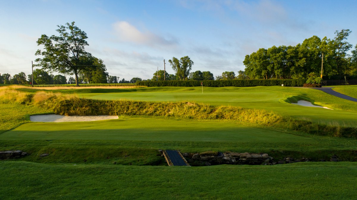fried_egg_golf's tweet photo. Some more shots of @bschneider126 transformation of @LlanerchCC 

Along with @Dundee_Golf the pair built a number of above ground features that make the course standout in one of golf's best cities. https://t.co/38Ec6EWCap