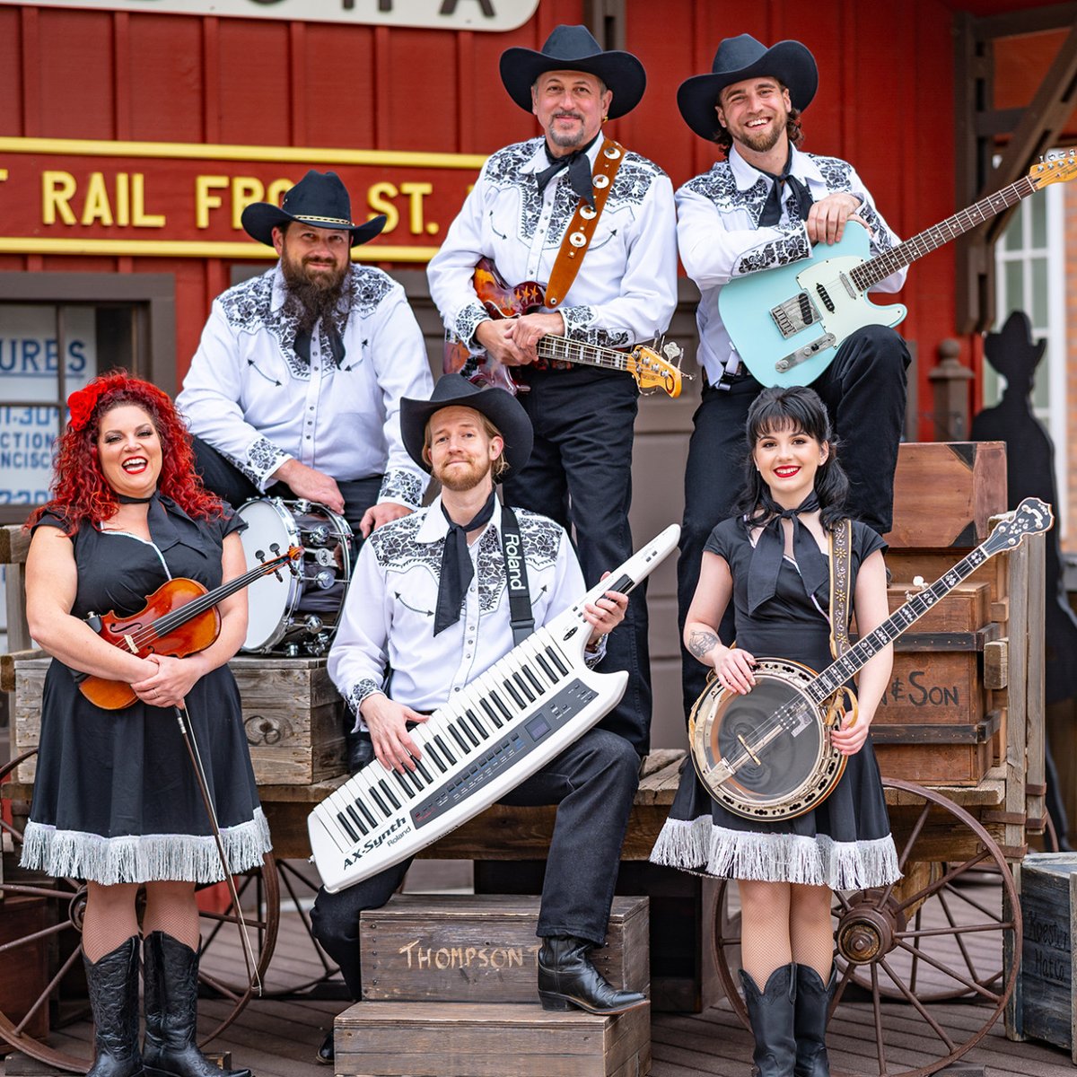 The Coal Diggers clean up pretty nice! 🤩 Thanks to North American Coal for sponsoring the band at the Medora Musical this summer.