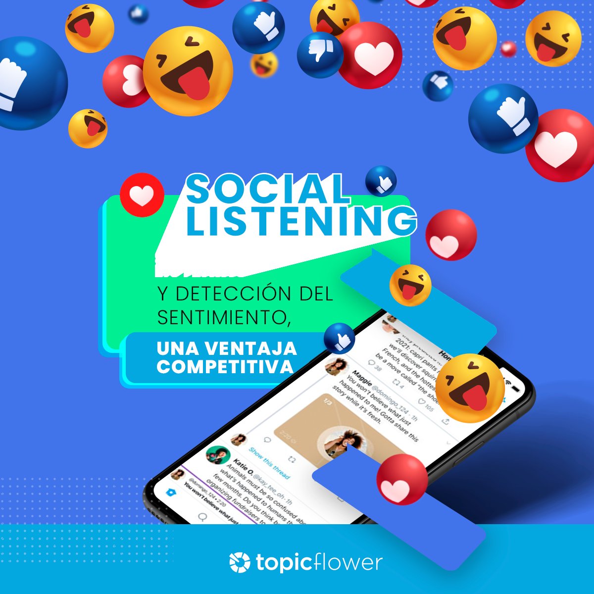 TopicFlower's tweet photo. Chequea el #LoveBrand de tu marca, predice comportamientos futuros y controla una crisis de reputación📈
➡️Con #TopicFlower podrás medir el impacto del sentimiento de tu comunidad en cada red social.
¡Agendemos una demo!✅https://t.co/TFpIo4IiXe https://t.co/MFxU62bGHU