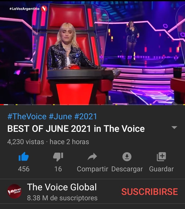 infolalioficial's tweet photo. "The Voice Global' subió sobre #LaVozArgentina Reproduzcan, den like y comenten por Lali acá:
https://t.co/Z7P71310FP https://t.co/PwCKW2hlQi