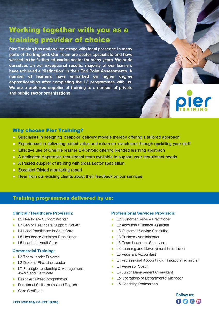 Pier Training Ltd tweet media