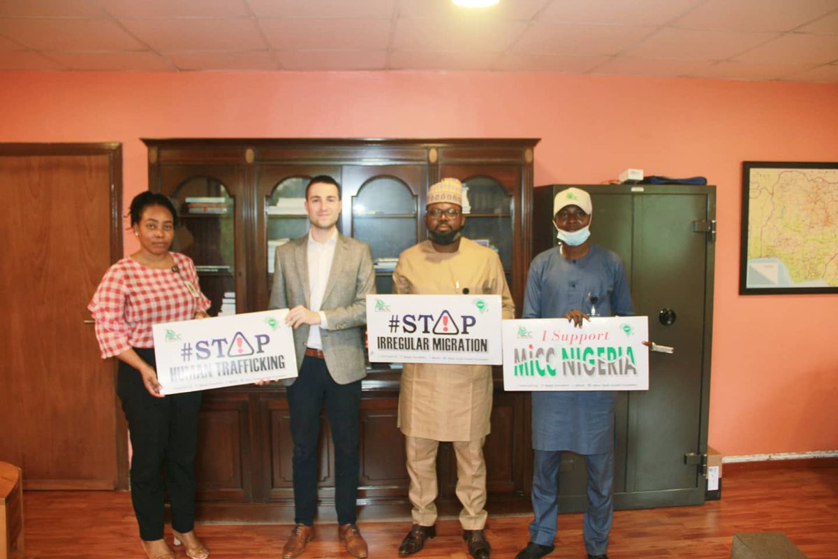 Aygf_'s tweet image. Today AYGF pays the Belgian Embassy a Advocacy visit on the #MICCNigeria project. 
We were received by the Deputy Head of Mission and Director Political and Economic Affairs, Stef Commers.
#stopirregularmigration #doittherightway