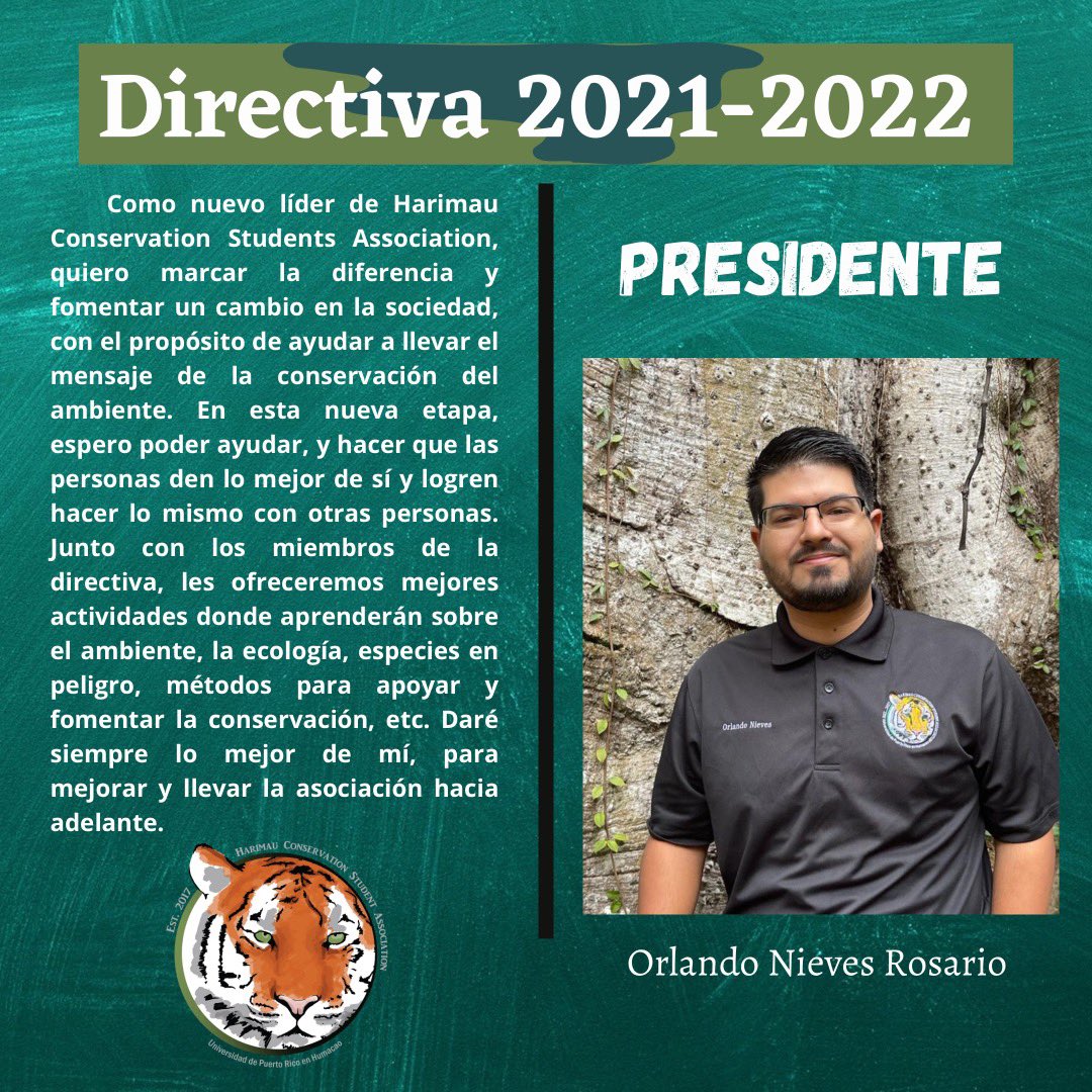 HCSA_UPRH's tweet photo. Les presentamos la nueva directiva 2021-2022 🐅 https://t.co/N40lO3NJYM