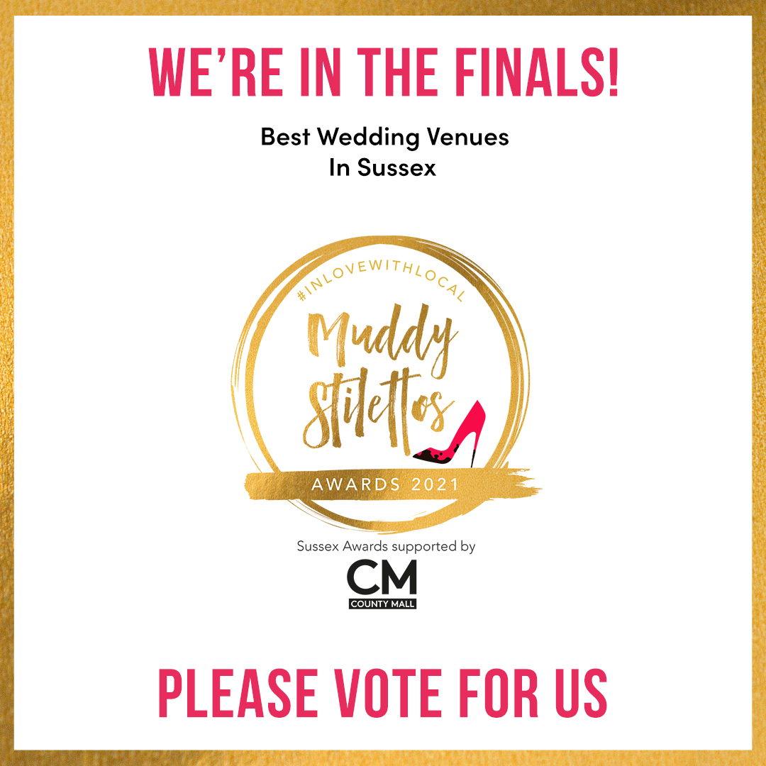 We are Muddy Stilettos Finalists! ✨ We want to say a huge thank you to everyone who supported us in the first round. We would love your vote once again for the finals. 
 
Nominations close Friday 23rd July at 5pm 
sussex.muddystilettos.co.uk/vote/
 
#MuddyAwards2021 #MuddySussex