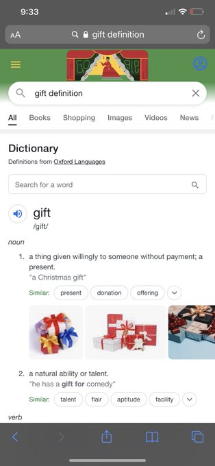 When someone says they want to get you a &ldquo;gift&rdquo; and then they ask what they will get for giving you that<a href="/tag/newcontentdaily"class="tags"><span>#newcontentdaily</span></a>
