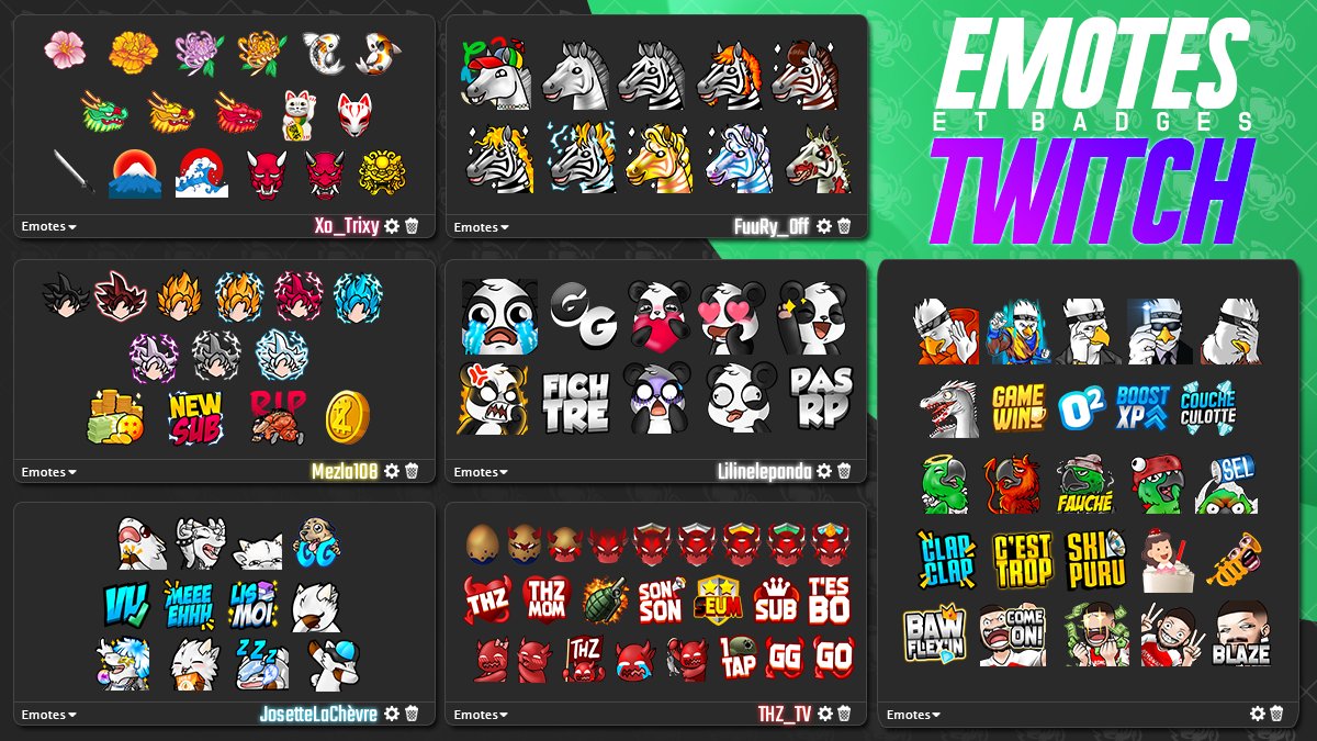 TopherSpook's tweet image. Salut l'Internet ( ÇA FAIT BCP TROP LONGTEMPS ) création d'émotes pour quelques Streamer ( de qualité ) !! Merci pour tout votre soutien qui continue malgré mon absence des réseaux ( petit coup de mou ) !! Et encore merci pour votre confiance !! 
(RT+FAV fortement apprécié )