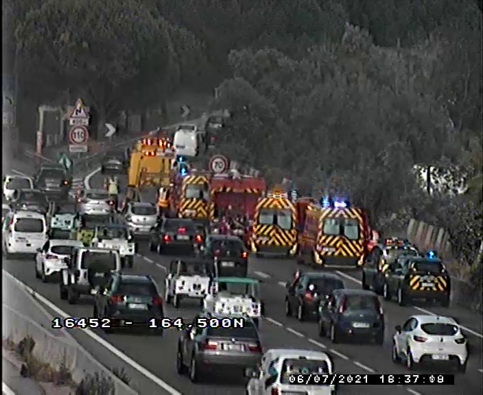 Accident Grave Sur L Autoroute A8 Au Peage De La Turbie