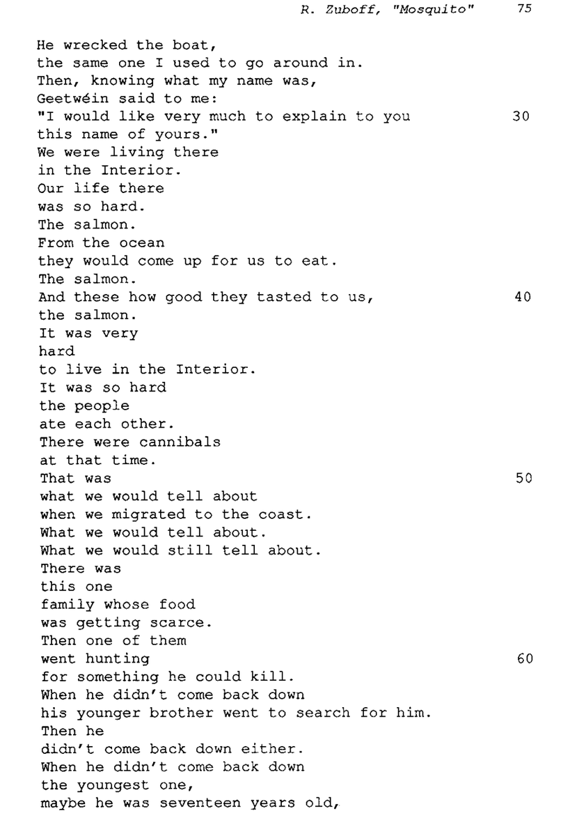 ANC_Historian's tweet image. Tlingit mosquito origin story, as told by Robert Zuboff &amp;amp; collected by Nora &amp;amp; Richard Dauenhauer in the 1987 text: Haa Shuká, Our Ancestors. Story illustrates the lingering costs of revenge and hate. #alaskahistory #tlingithistory