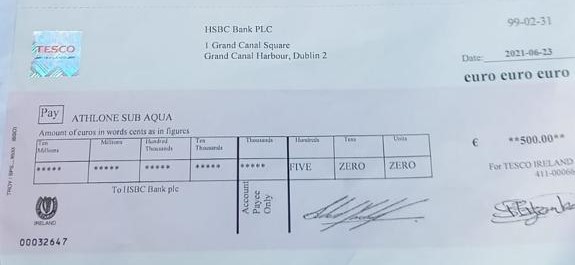 Athlone Sub Aqua (@athlonesubaqua) on Twitter photo Athlone Sub-Aqua Club was delighted to receive a very generous donation of €500 from the <a href="/TescoIrl/">Tesco Ireland</a> Community Fund! <a href="/TescoIRLnews/">Tesco Ireland News</a> Athlone Sub-Aqua Club was delighted to receive a very generous donation of €500 from the <a href="/TescoIrl/">Tesco Ireland</a> Community Fund! <a href="/TescoIRLnews/">Tesco Ireland News</a>