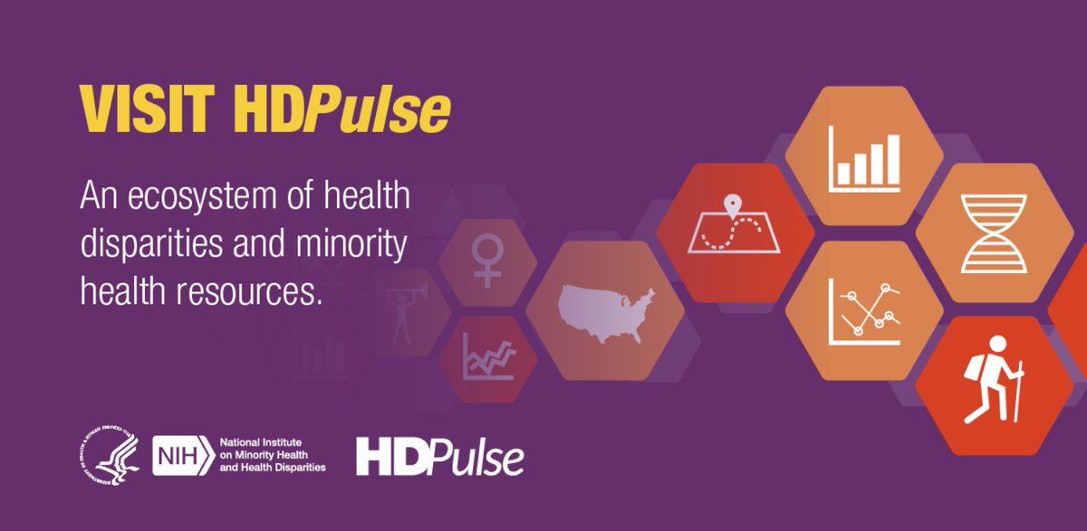 CHET_UKY's tweet image. The #HDPulse Data Portal provides an ecosystem to characterize #HealthDisparities—and motivate action to reduce health disparities. Explore this #NIMHD tool here. bit.ly/3qDaNlB
